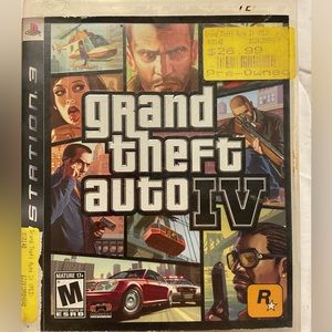 Grand Theft Auto IV PS3 Game